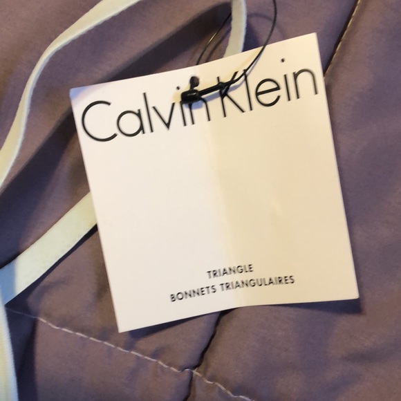 CALVIN KLIEN BRALETTE - NWT light blue -Large - Picture 3 of 6